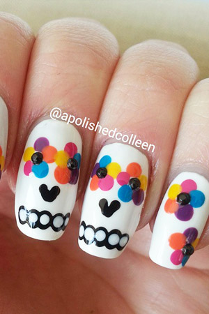 Sugar Skulls from A Polished Colleen  