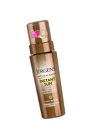 Jergens Natural Glow Instant Sun Sunless Tanning Mousse, $12.99