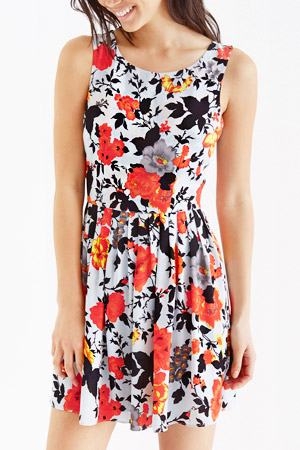Oasis Floral Dress, $49