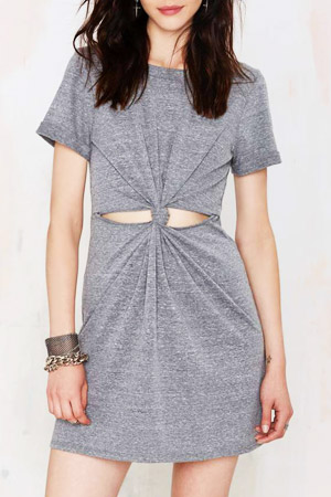 Factory Knot About It Cut Out Dress, $48