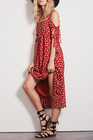 Free People Tied to You Dress, $64